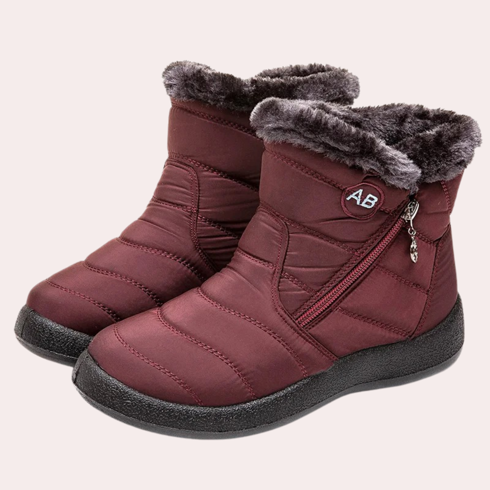 Drune | Stiefel - Warm gefüttert, gestepptes Design - Reißverschluss & rutschfeste Sohle