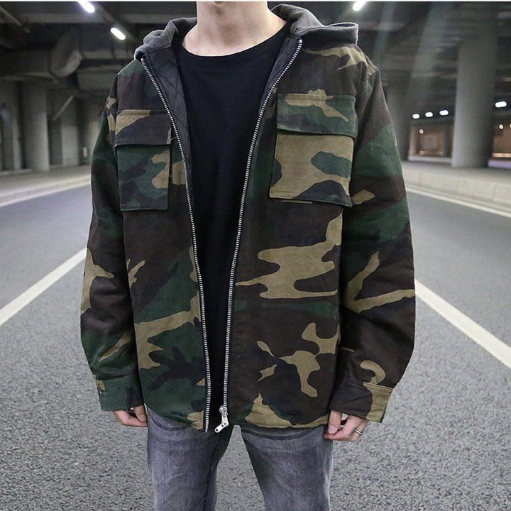 Drune | Urban Camo Herren Kapuzenpullover