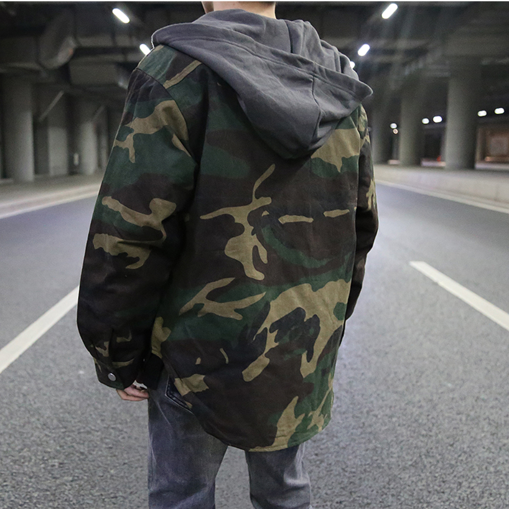 Drune | Urban Camo Herren Kapuzenpullover