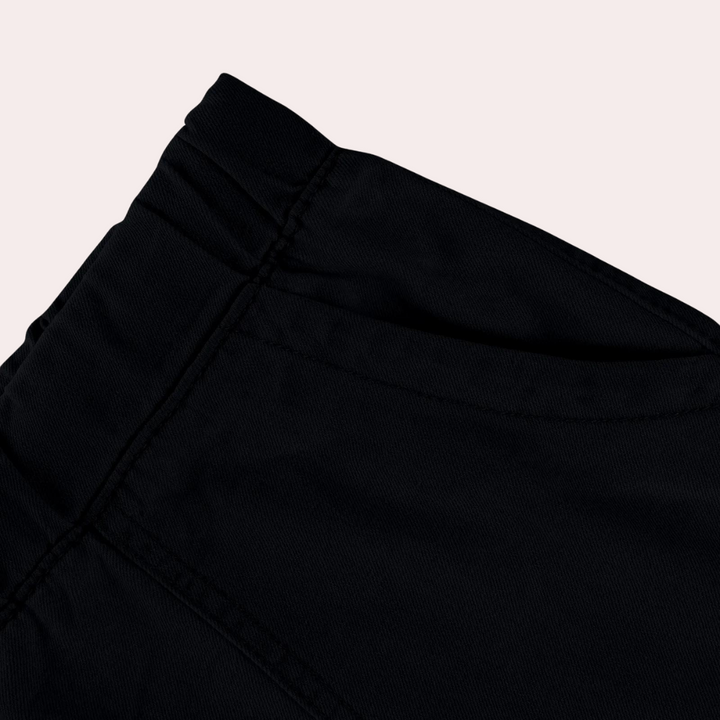 Drune | Einfache Passform mit Fransen Jeansshorts für Frauen