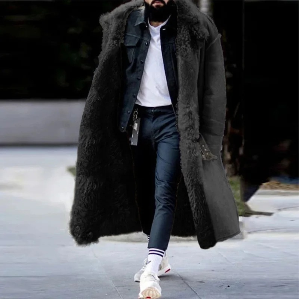 Drune | eine luxuriöse Shearling-Überjacke