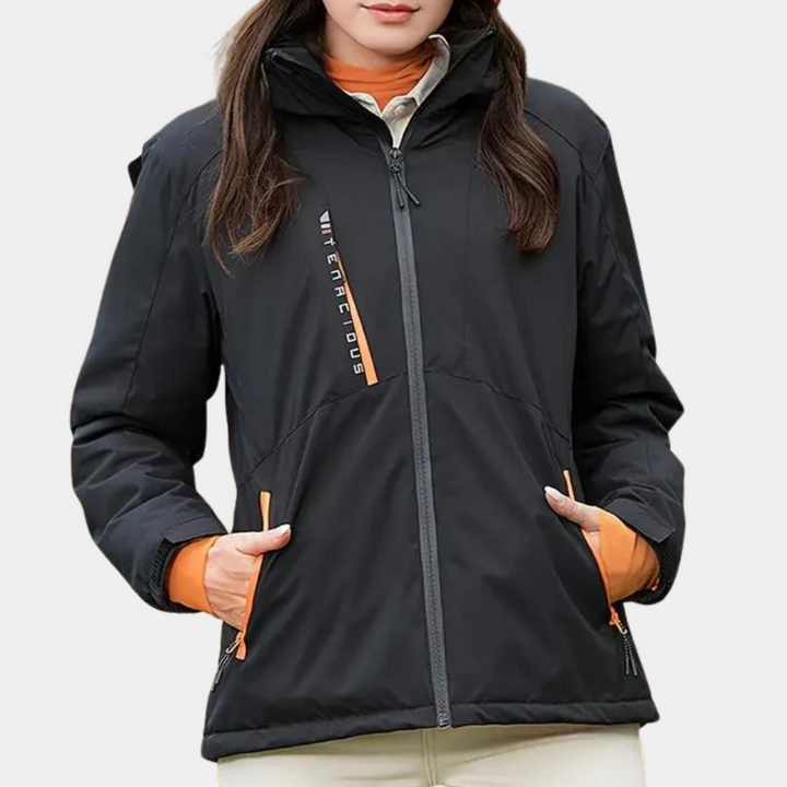 Drune | Elegante Damenjacke mit modischer Winterkapuzenpullover