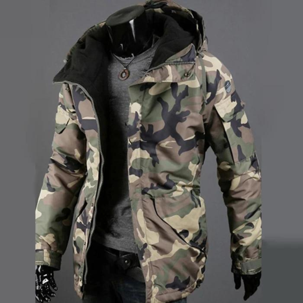 Drune | Modischer Camouflage Pullover