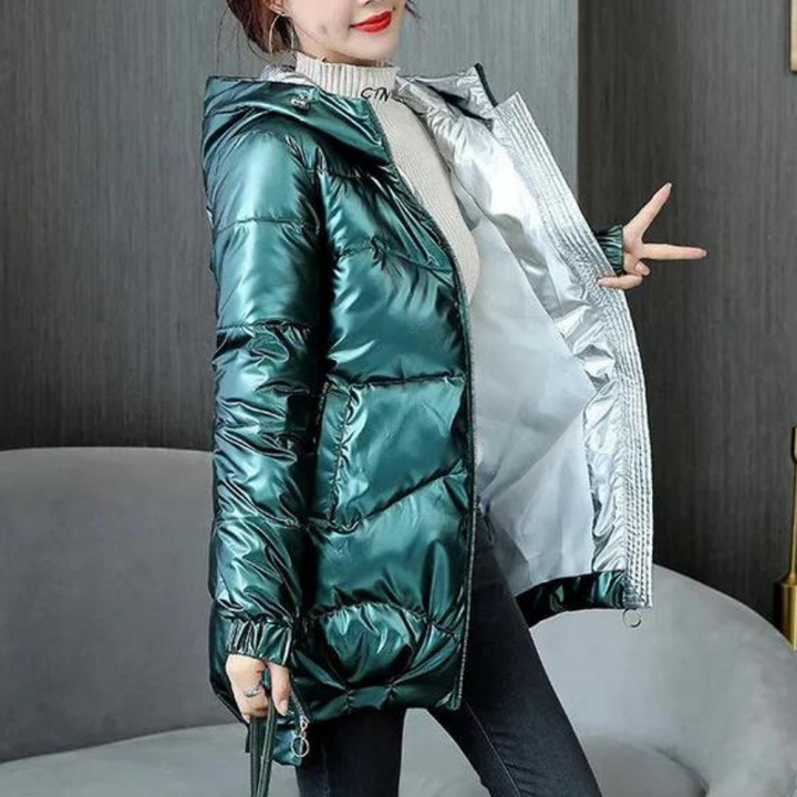 Drune | Warme Winterjacke für Damen mit Kapuze