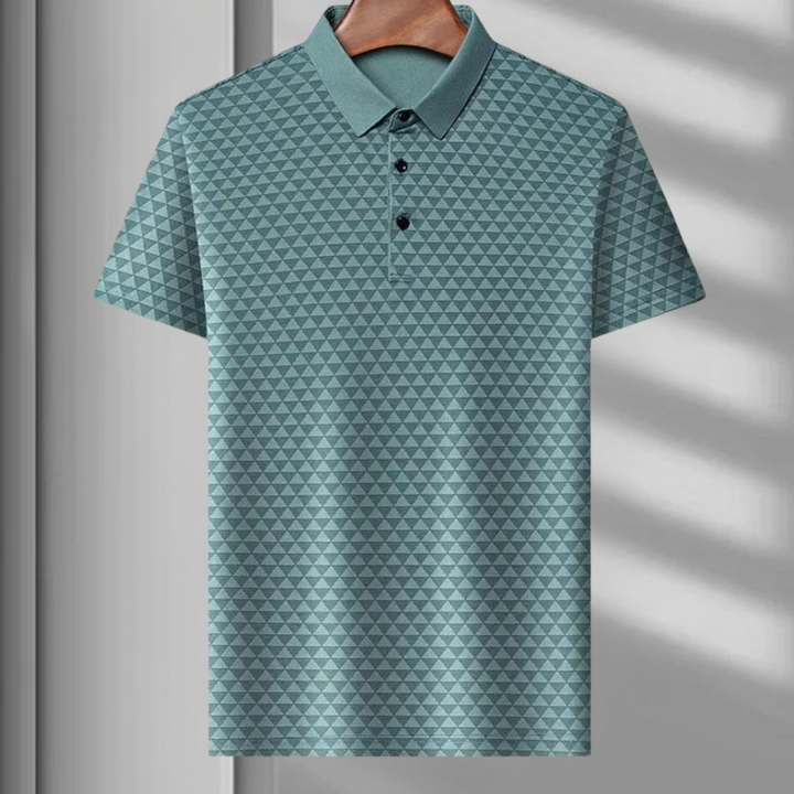 Drune | Atmungsaktives Herren Polo Mit Geometrischem Muster