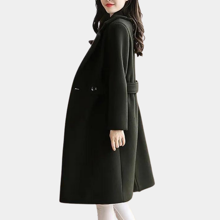 Drune | Mantel Langer mit Revers - Winter
