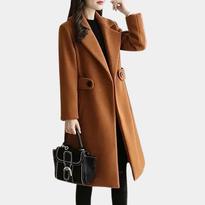 Drune | Mantel Langer mit Revers - Winter
