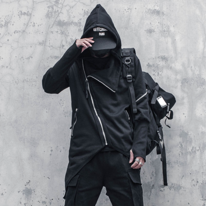 Drune | Asymmetrischer Trenchcoat für Männer
