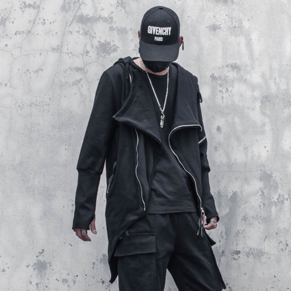 Drune | Asymmetrischer Trenchcoat für Männer