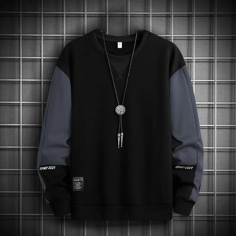 Drune | Sweatshirt mit Farbkontrast