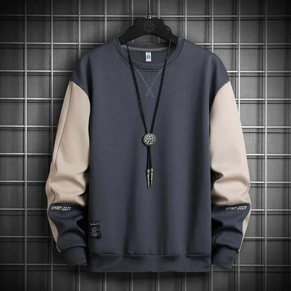 Drune | Sweatshirt mit Farbkontrast