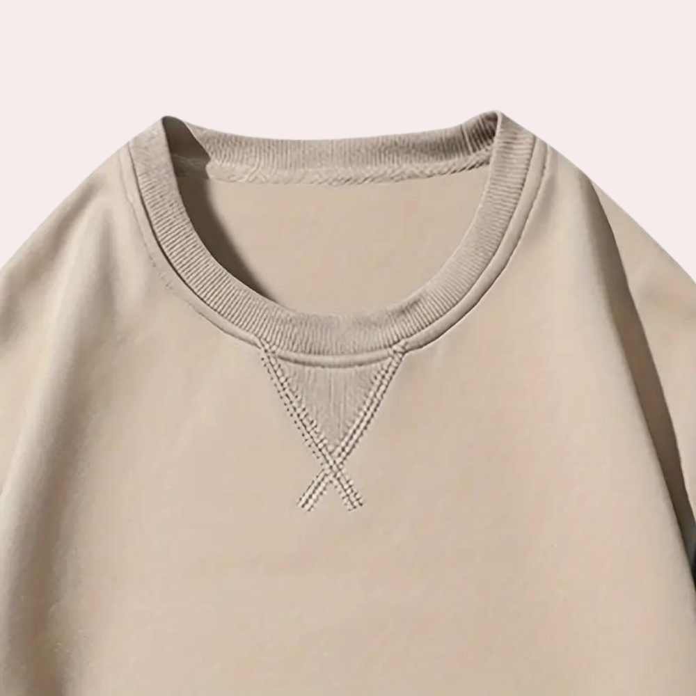 Drune | Sweatshirt mit Farbkontrast
