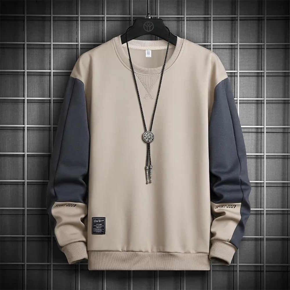 Drune | Sweatshirt mit Farbkontrast