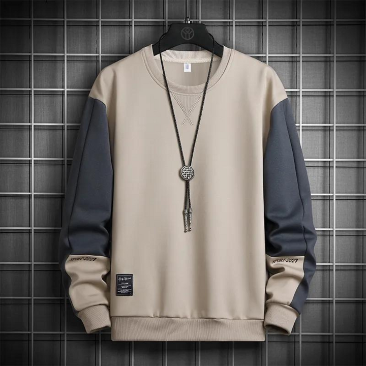 Drune | Sweatshirt mit Farbkontrast