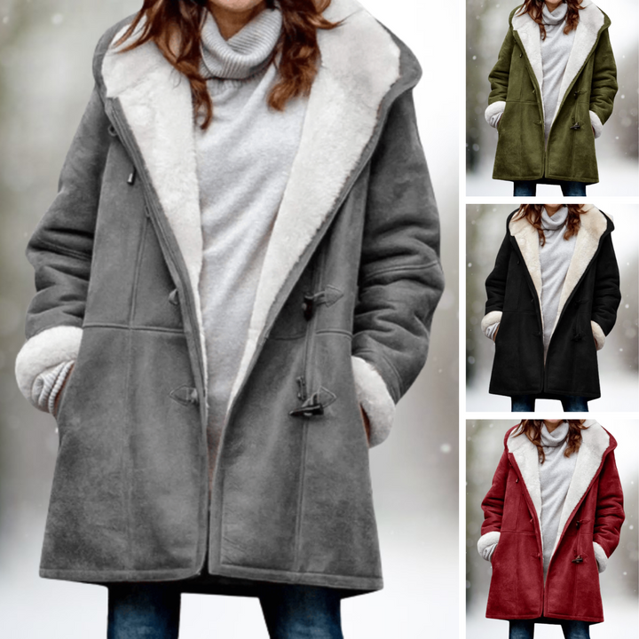 Drune | Fleece - Wildlederjacke