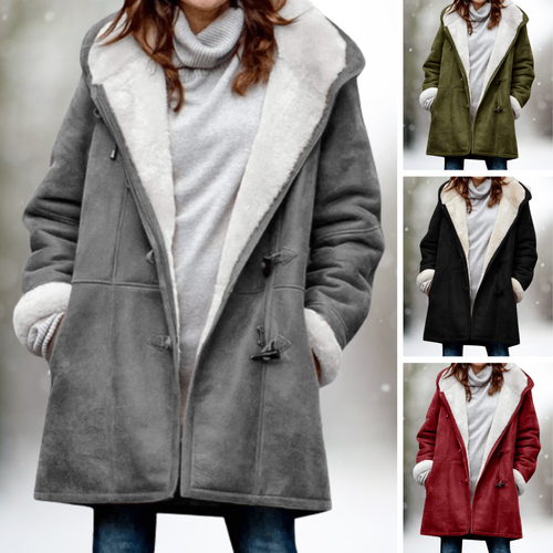 Drune | Fleece - Wildlederjacke