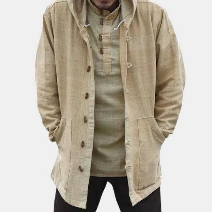 Drune | Herrenjacke Mit Kapuze Für Windige Tage