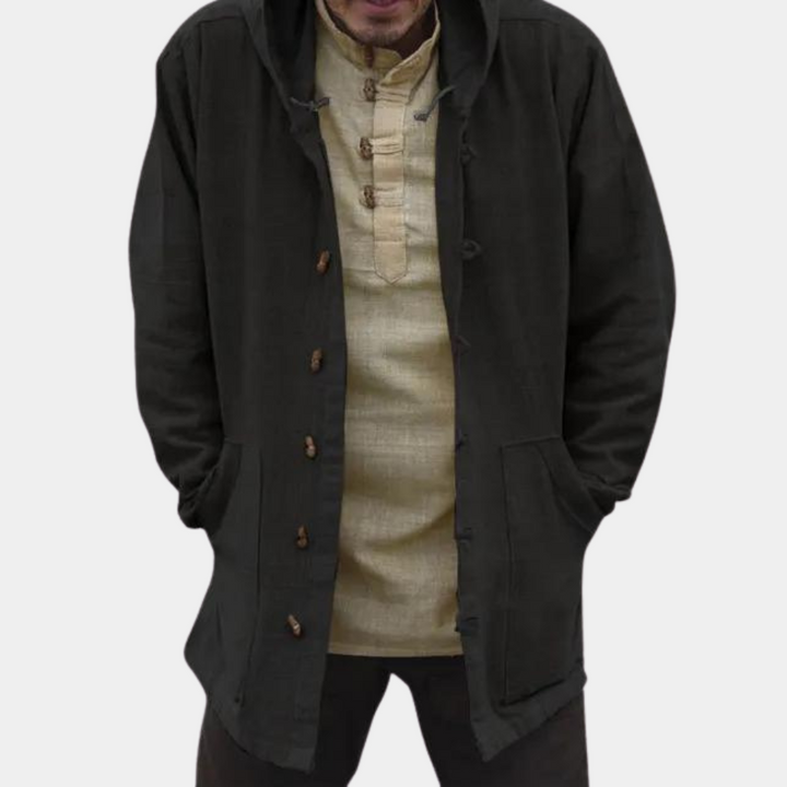 Drune | Herrenjacke Mit Kapuze Für Windige Tage