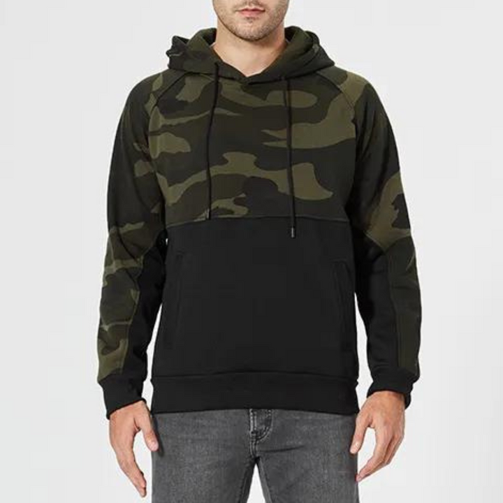 Drune | Camouflage Kapuzenpullover Für Herren Stilvoll