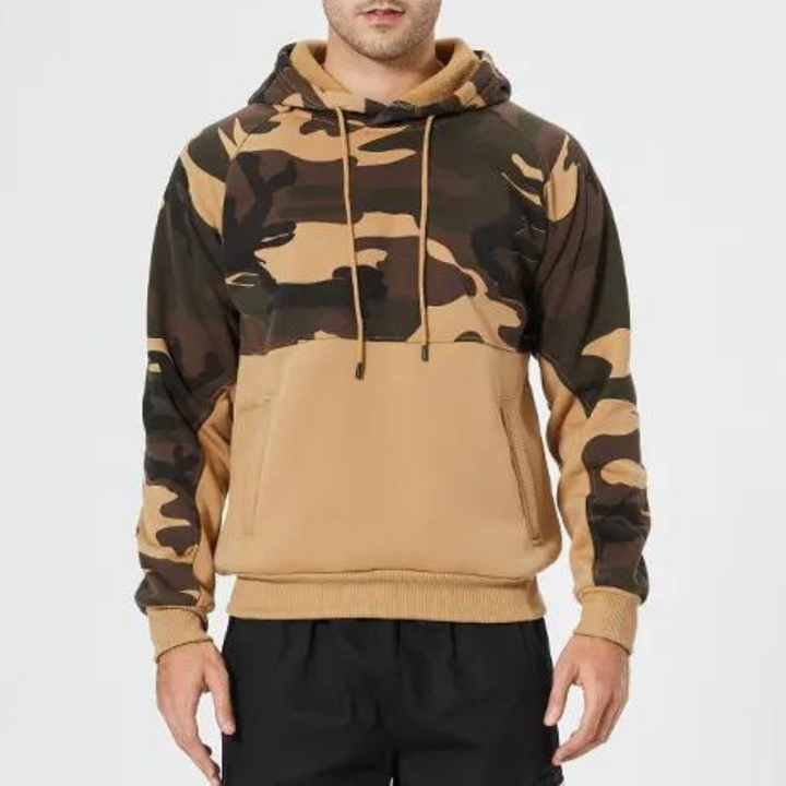 Drune | Camouflage Kapuzenpullover Für Herren Stilvoll