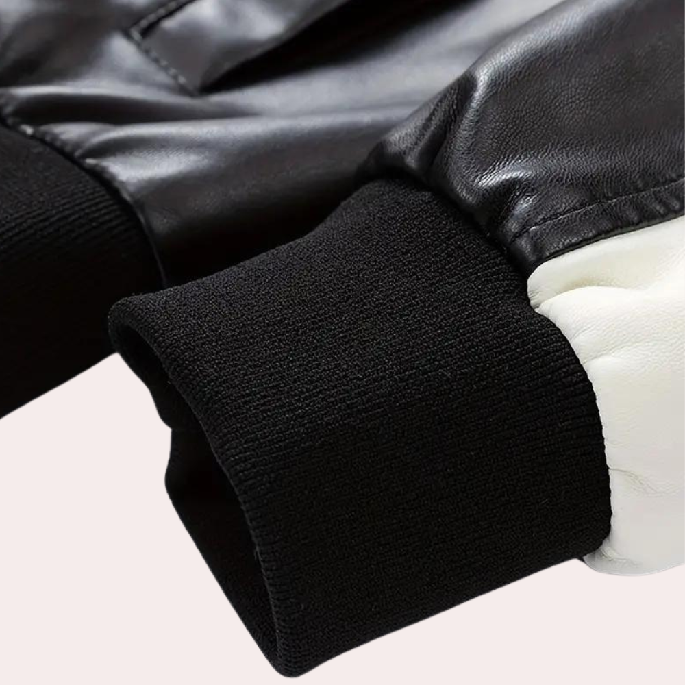 Drune | Farbblockjacke mit Reißverschluss für Männer