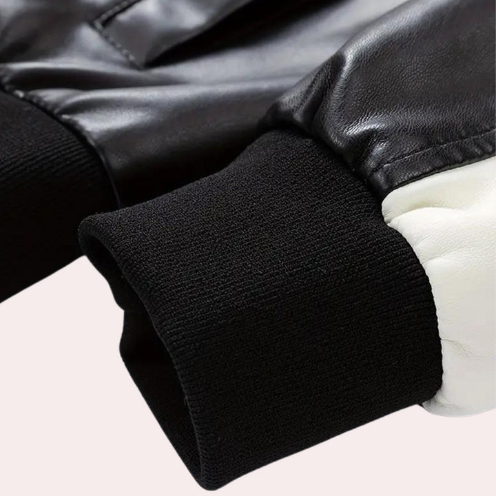 Drune | Farbblockjacke mit Reißverschluss für Männer