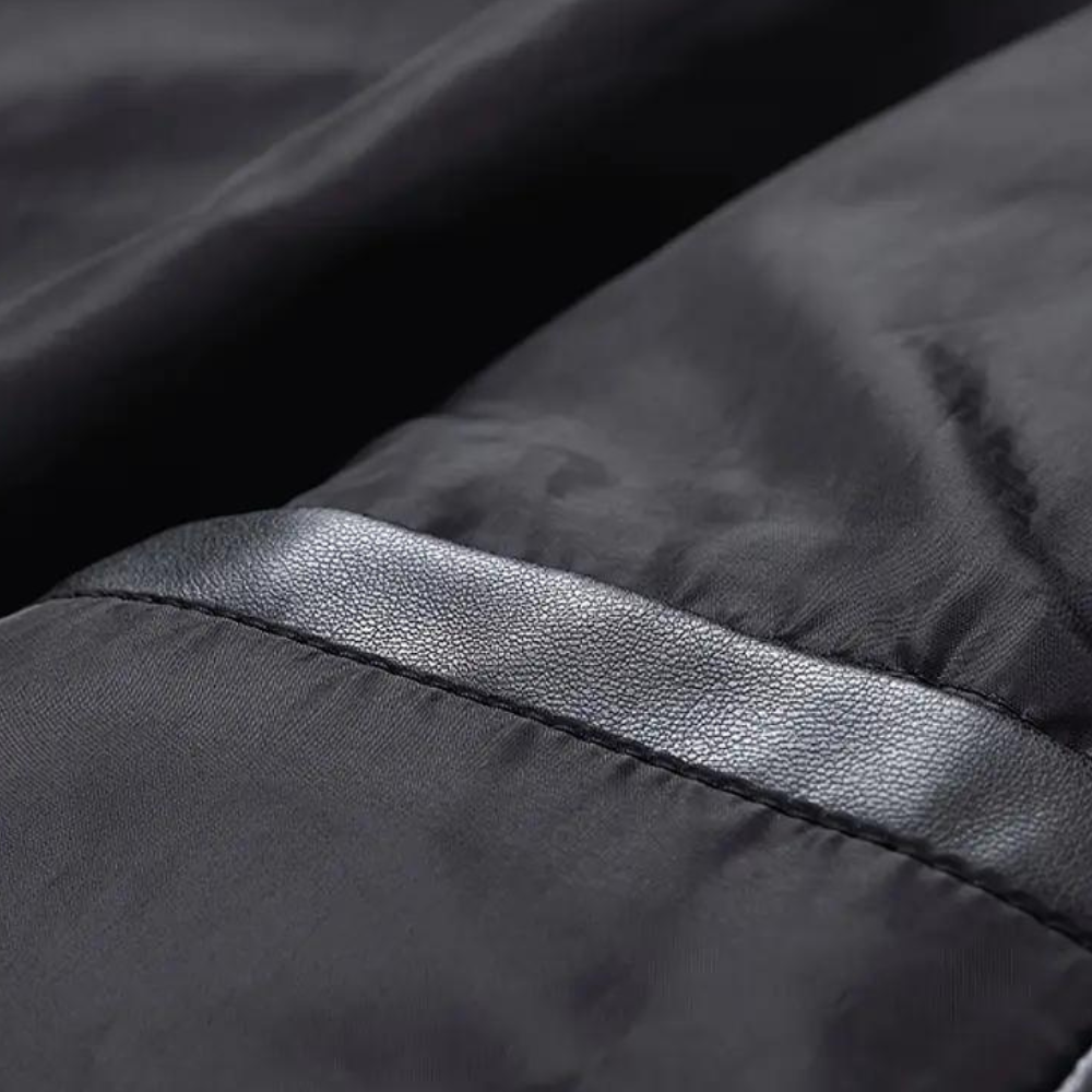 Drune | Farbblockjacke mit Reißverschluss für Männer