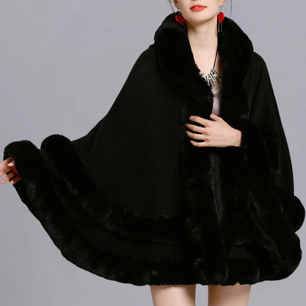 Drune | Elegante Kap Mantel für Frauen für den Winter