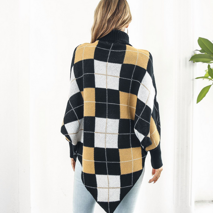 Drune | Dames Trui Met Stijlvol Geruit Patroon