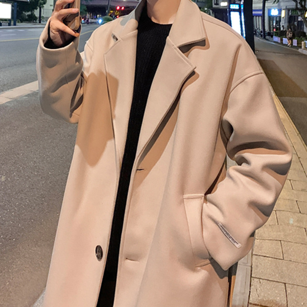 Drune | Eleganter Warmer Trenchcoat Für Stilvolle Männer