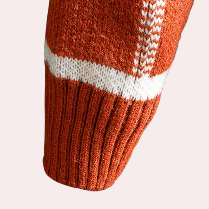 Drune | Herren Pullover mit Karomuster
