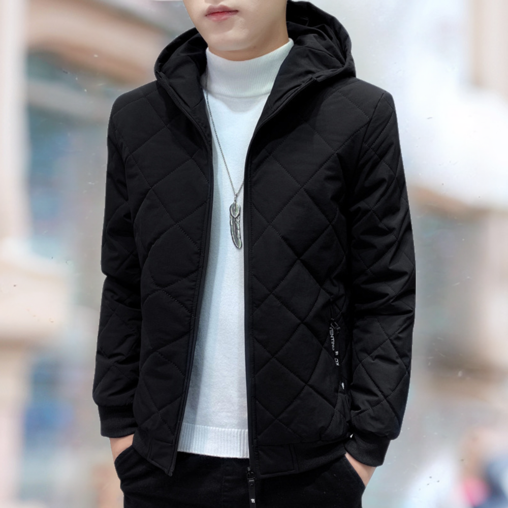 Drune | Bequeme Herrenjacke Mit Kapuze Für Komfort