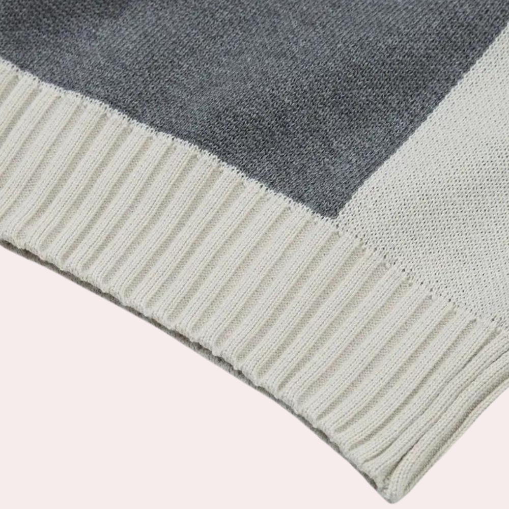 Drune | Karierter Kapuzenpullover für Herren