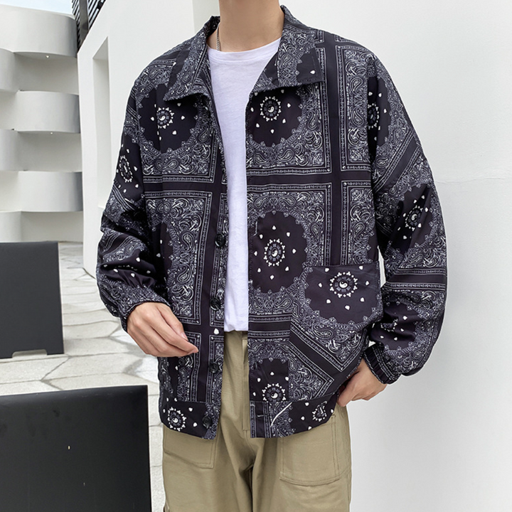 Drune | Langärmelige Jacke mit Paisleymuster