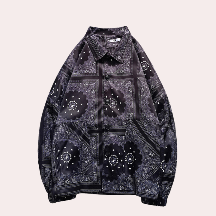 Drune | Langärmelige Jacke mit Paisleymuster