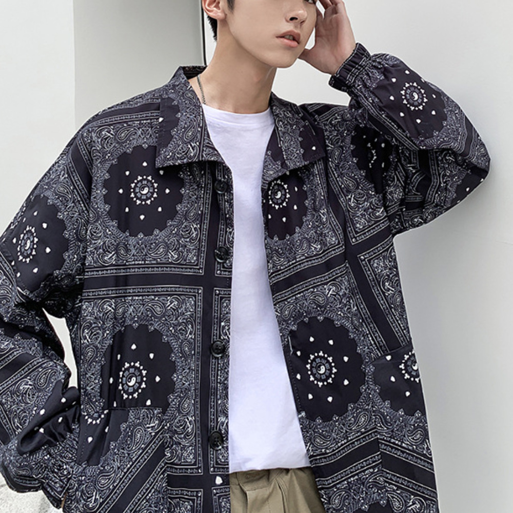 Drune | Langärmelige Jacke mit Paisleymuster