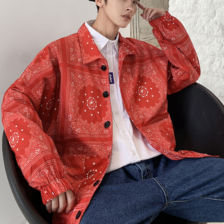 Drune | Langärmelige Jacke mit Paisleymuster