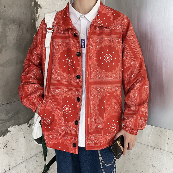 Drune | Langärmelige Jacke mit Paisleymuster
