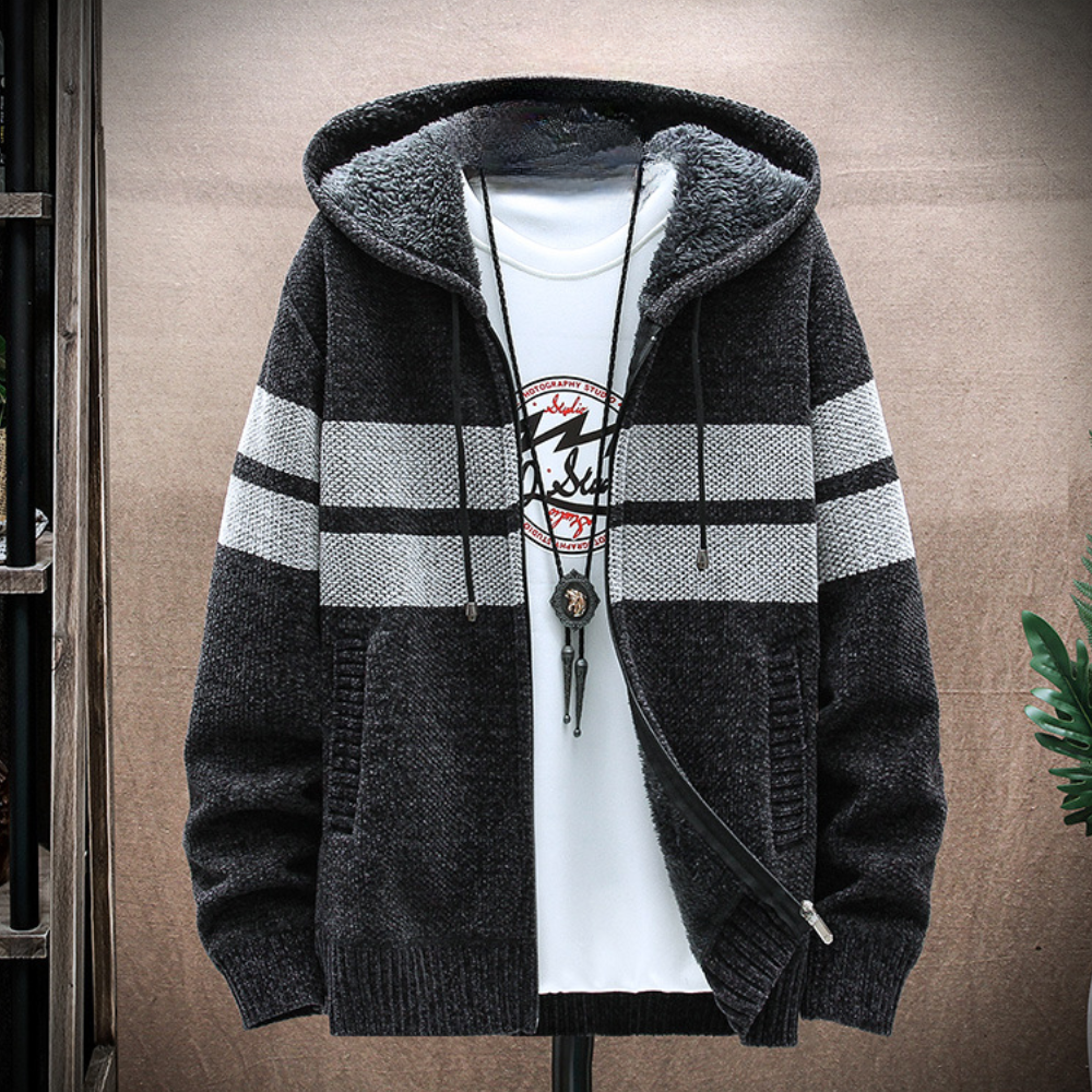 Drune | Bequeme Herrenjacke mit Kapuze