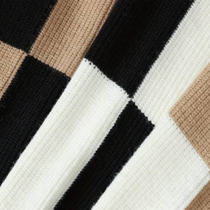 Drune | Farbblock Pullover für Herren