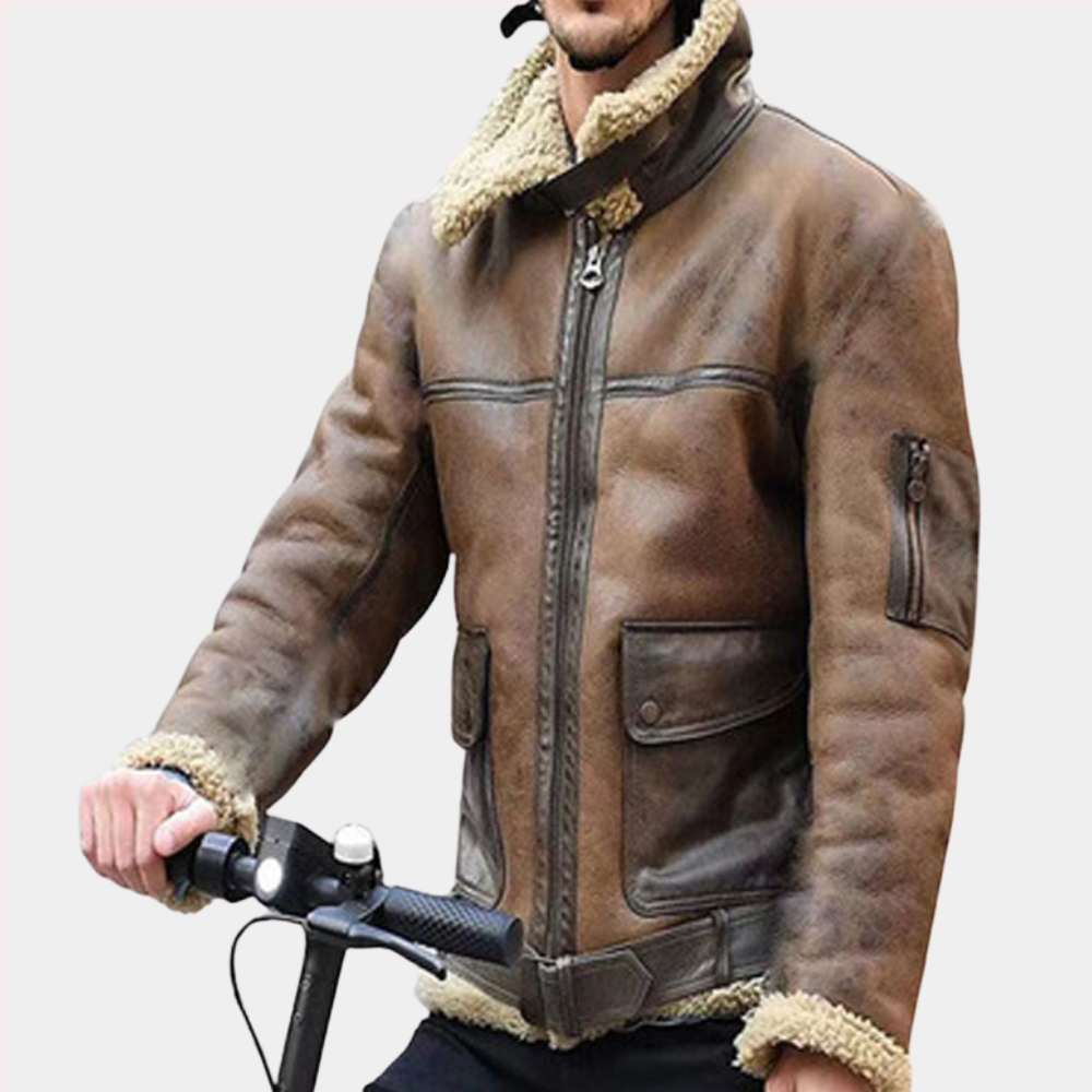 Drune | Warme Bikerjacke für Männer