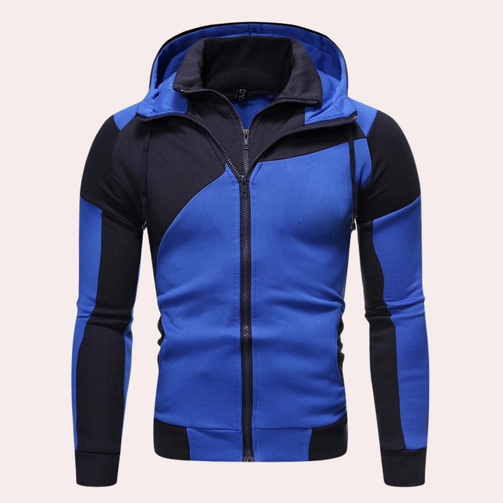 Drune | Herren Rits Kapuzenpullover für Jeden Anlass