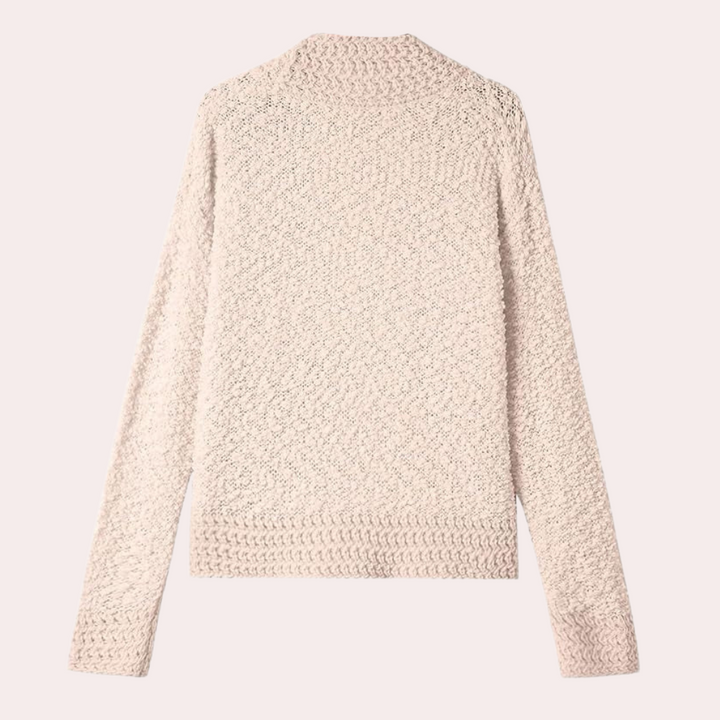 Drune | Strickcardigan Weiches Bouclé-design Lässige Passform