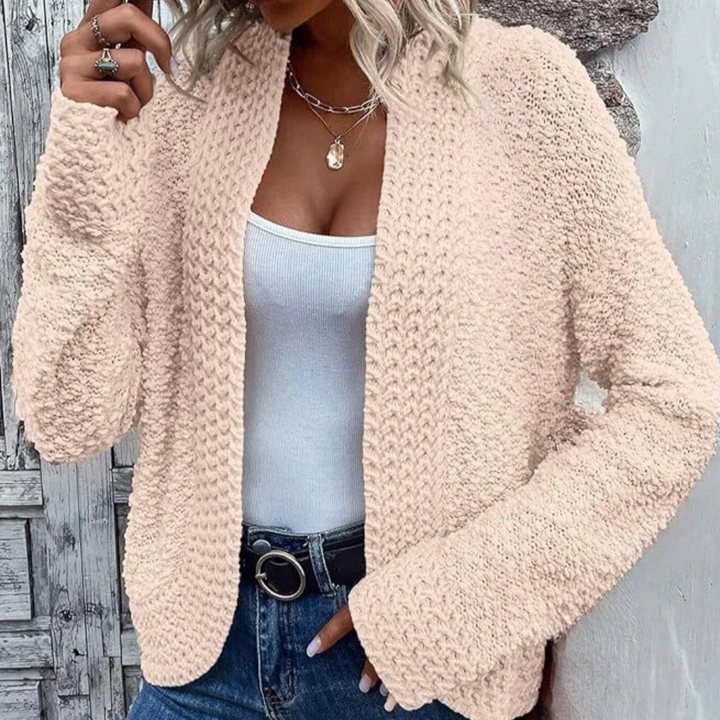 Drune | Strickcardigan Weiches Bouclé-design Lässige Passform
