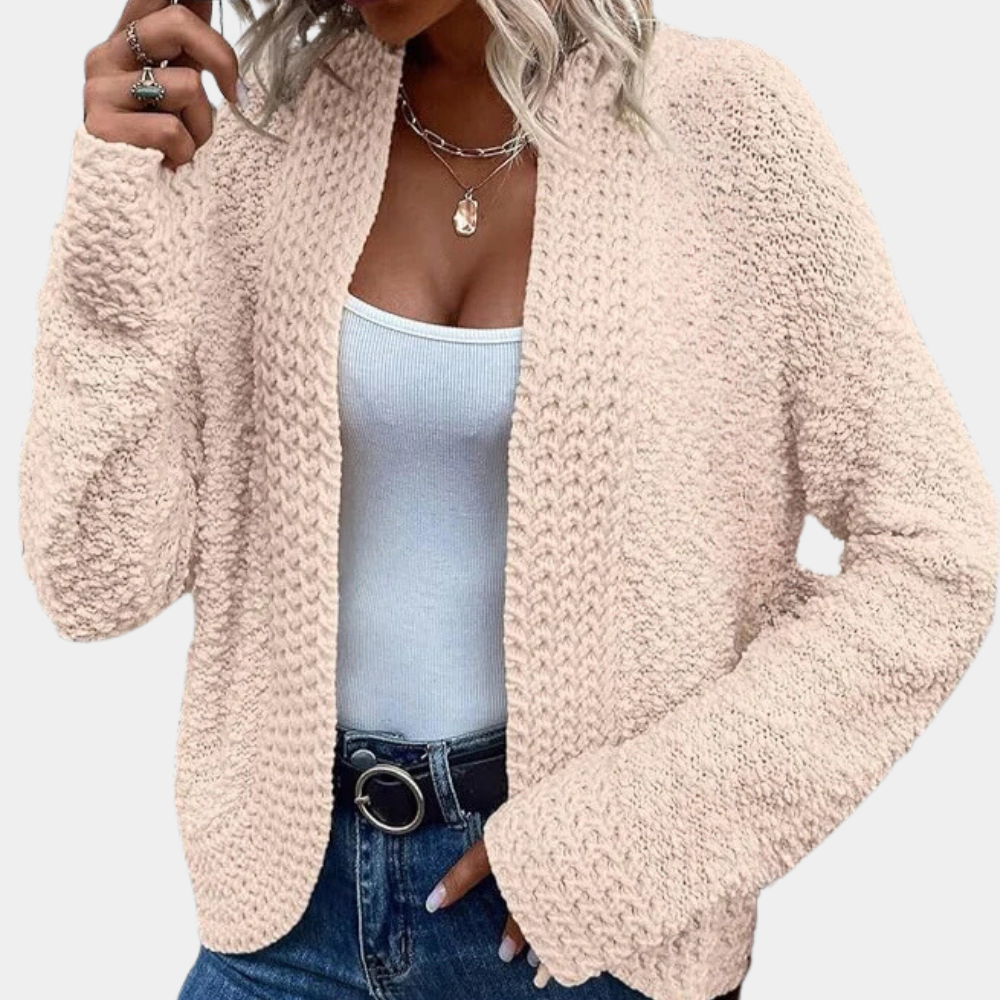 Drune | Strickcardigan Weiches Bouclé-design Lässige Passform