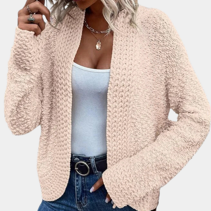 Drune | Strickcardigan Weiches Bouclé-design Lässige Passform