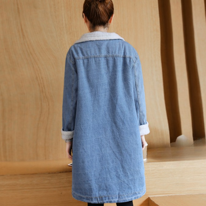 Drune | Eleganter Winter-Denimmantel für Frauen