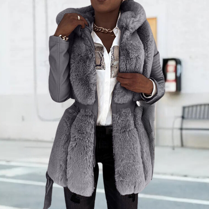 Drune | Elegante Winterjacke mit Kapuze für Frauen