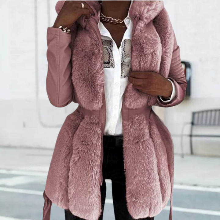 Drune | Elegante Winterjacke mit Kapuze für Frauen