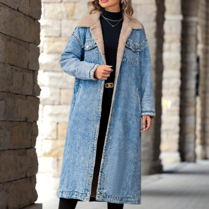 Drune | Leichte Denimjacke für Frauen für den Winter